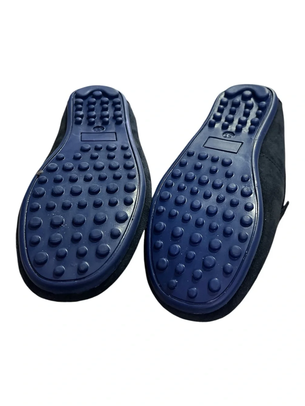 NWT Okaïdi Toddler Boys Navy Blue Suede Loafers - Size 31- French Style
